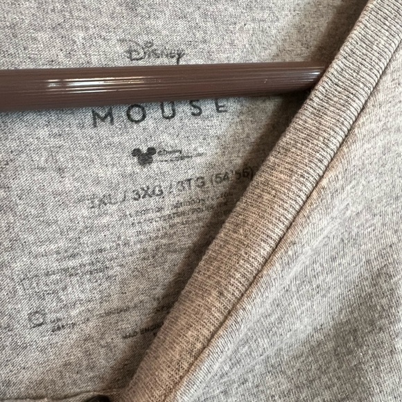 Disney Gray Mickey Mouse Graphic Tee XXXL - Picture 2 of 2